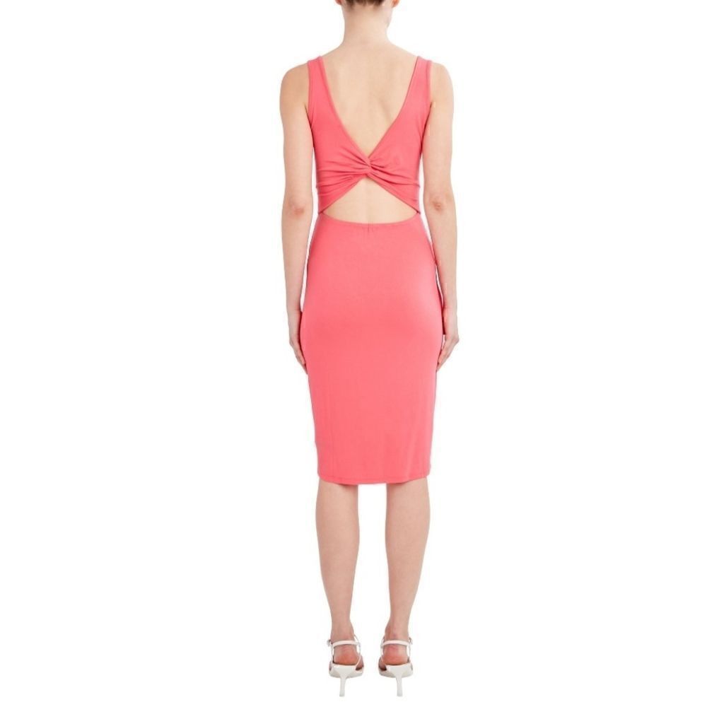 NWT BCBG Paris Women's V-Neck Jersey Midi Dress